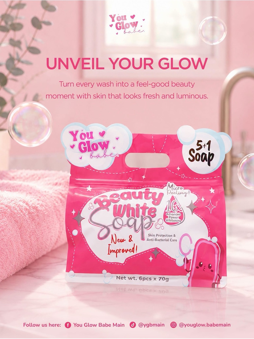Beauty White Soap - Pink